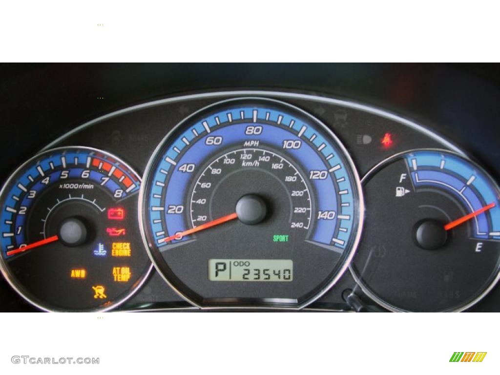 2009 Subaru Forester 2.5 X Limited Gauges Photo #47232719