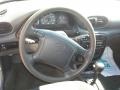 1999 Hyundai Accent Beige Interior Steering Wheel Photo