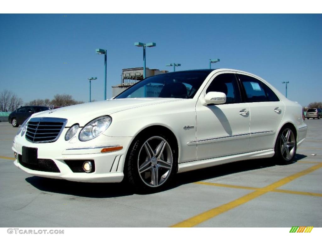 Arctic White 2008 Mercedes-Benz E 63 AMG Sedan Exterior Photo #47233673