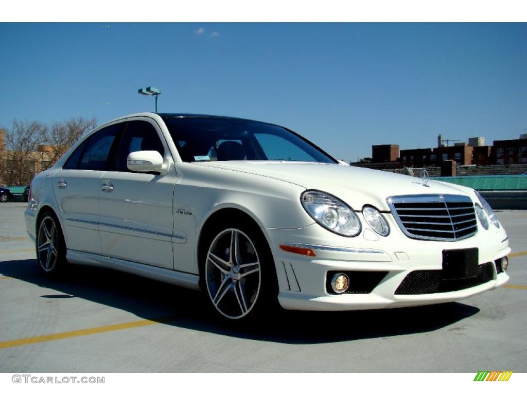 Arctic White 2008 Mercedes-Benz E 63 AMG Sedan Exterior Photo #47233685