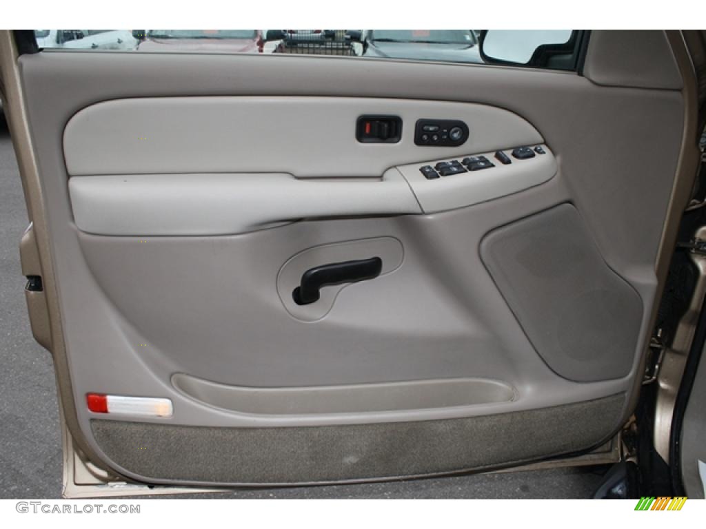 2001 Chevrolet Suburban 1500 LT 4x4 Tan Door Panel Photo #47233874