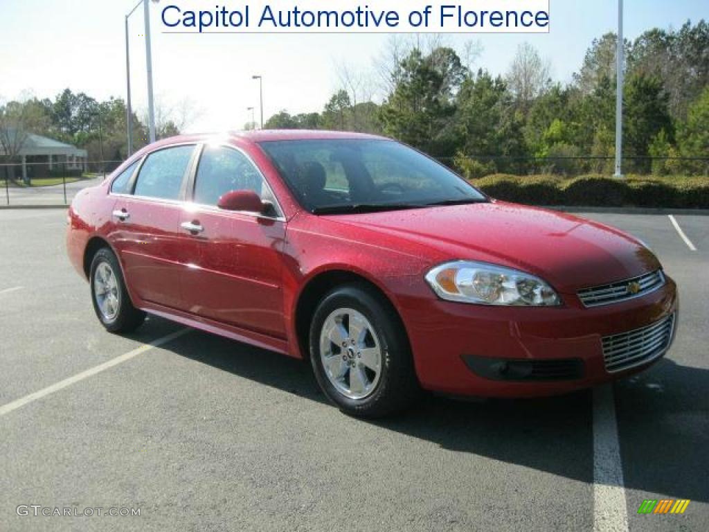 2010 Impala LT - Victory Red / Ebony photo #1