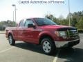 Vermillion Red 2010 Ford F150 XLT SuperCab