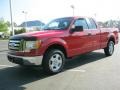 2010 Vermillion Red Ford F150 XLT SuperCab  photo #22