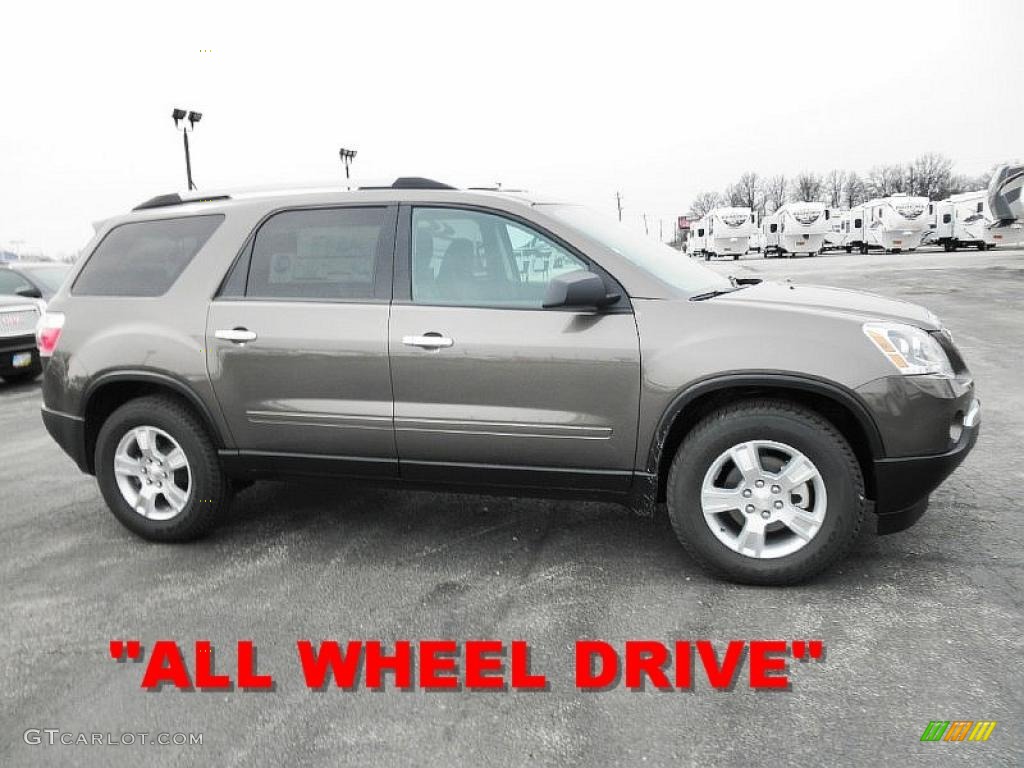 2011 Acadia SLE AWD - Cyber Gray Metallic / Ebony photo #1