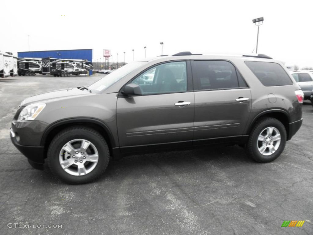 Cyber Gray Metallic 2011 GMC Acadia SLE AWD Exterior Photo #47234831