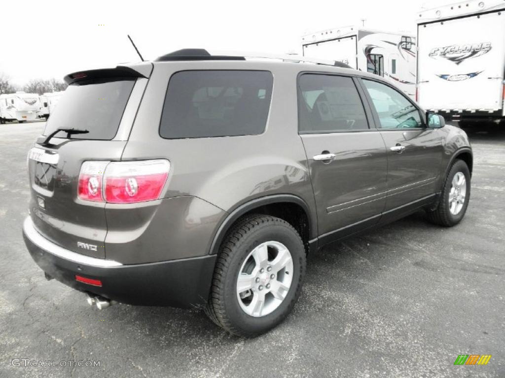 Cyber Gray Metallic 2011 GMC Acadia SLE AWD Exterior Photo #47235026