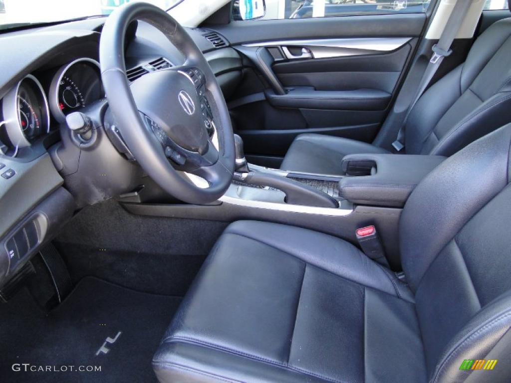 Ebony Interior 2009 Acura TL 3.5 Photo #47236172