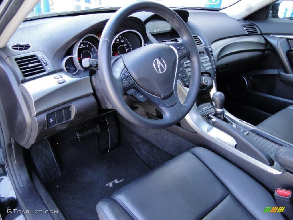 Ebony Interior 2009 Acura TL 3.5 Photo #47236184