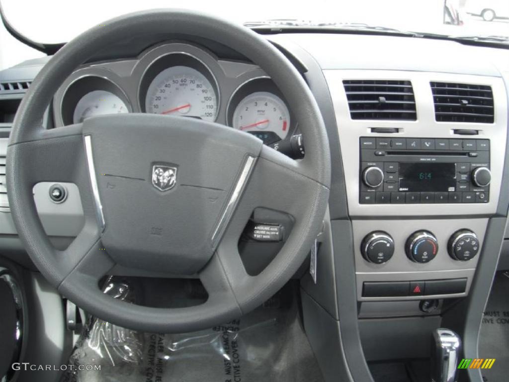 2008 Dodge Avenger SXT Dark Slate Gray/Light Slate Gray Dashboard Photo #47236199