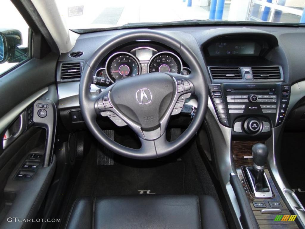 2009 Acura TL 3.5 Ebony Dashboard Photo #47236265