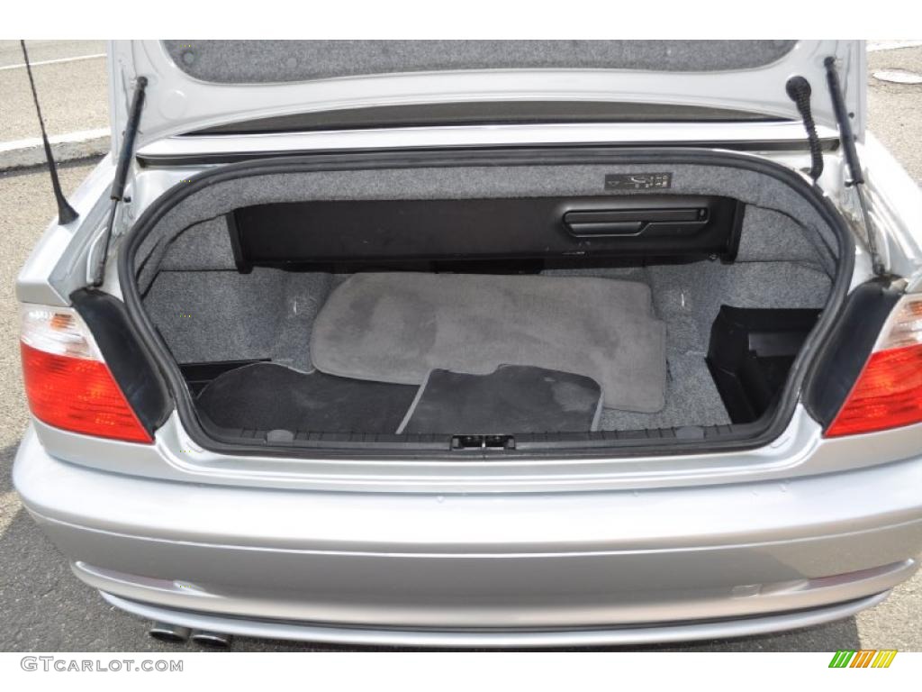 2002 3 Series 330i Convertible - Titanium Silver Metallic / Grey photo #9