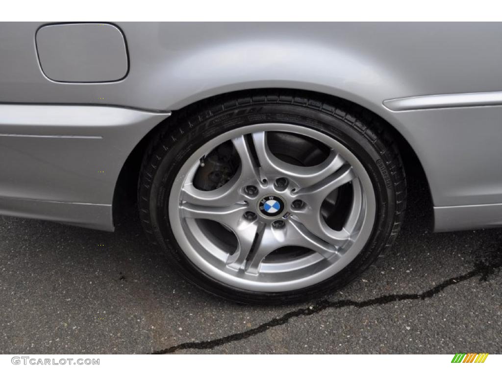 2002 3 Series 330i Convertible - Titanium Silver Metallic / Grey photo #26