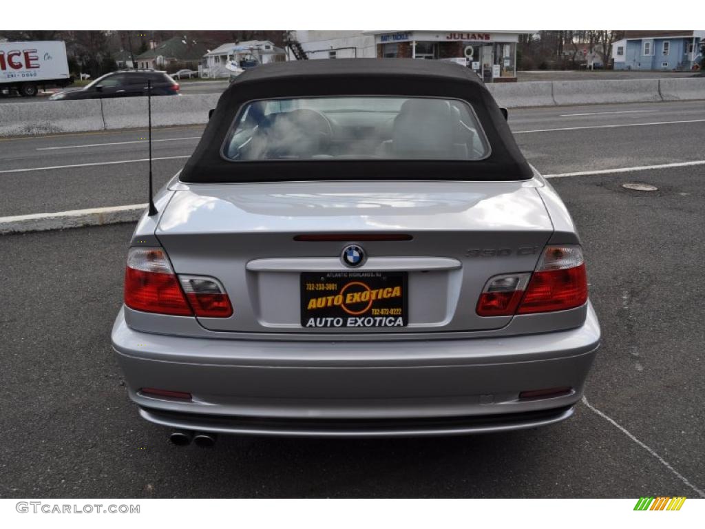 2002 3 Series 330i Convertible - Titanium Silver Metallic / Grey photo #27