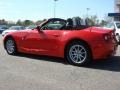 2005 Bright Red BMW Z4 2.5i Roadster  photo #3