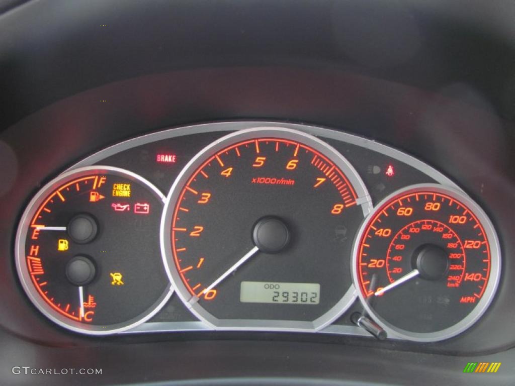 2009 Subaru Impreza WRX Wagon Gauges Photo #47239652