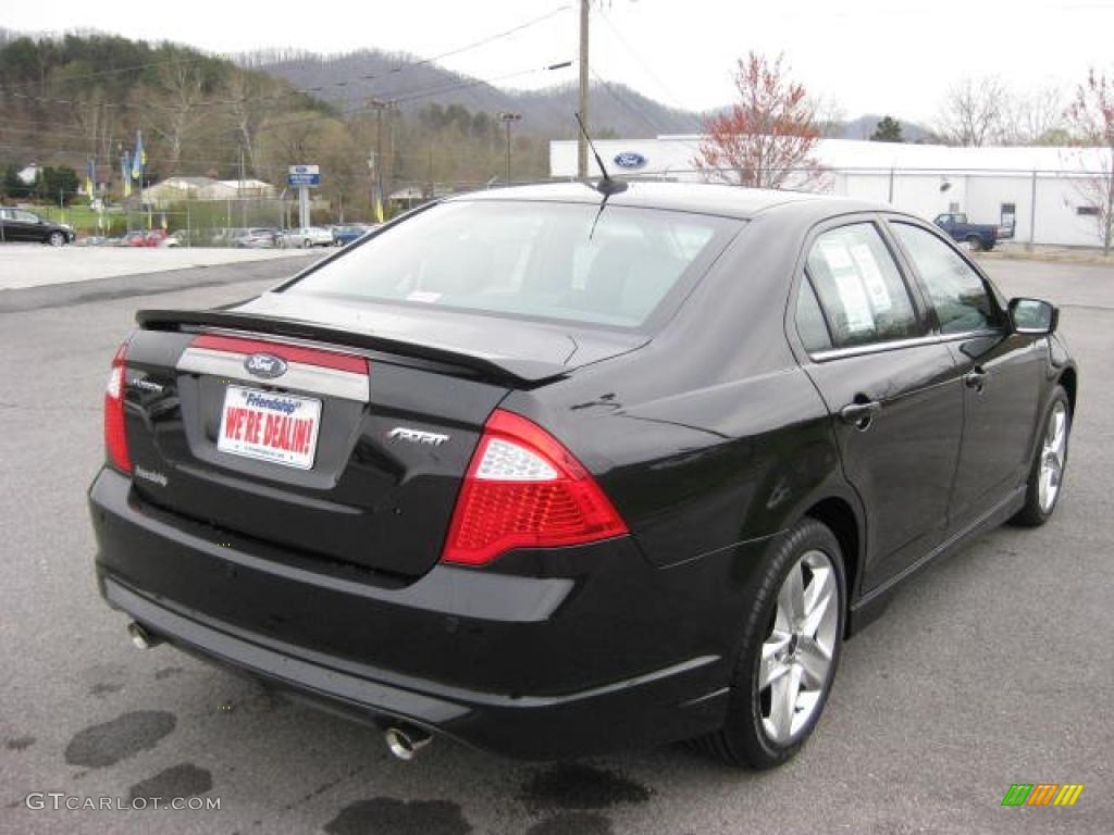 2011 Fusion Sport - Tuxedo Black Metallic / Sport Black/Charcoal Black photo #6