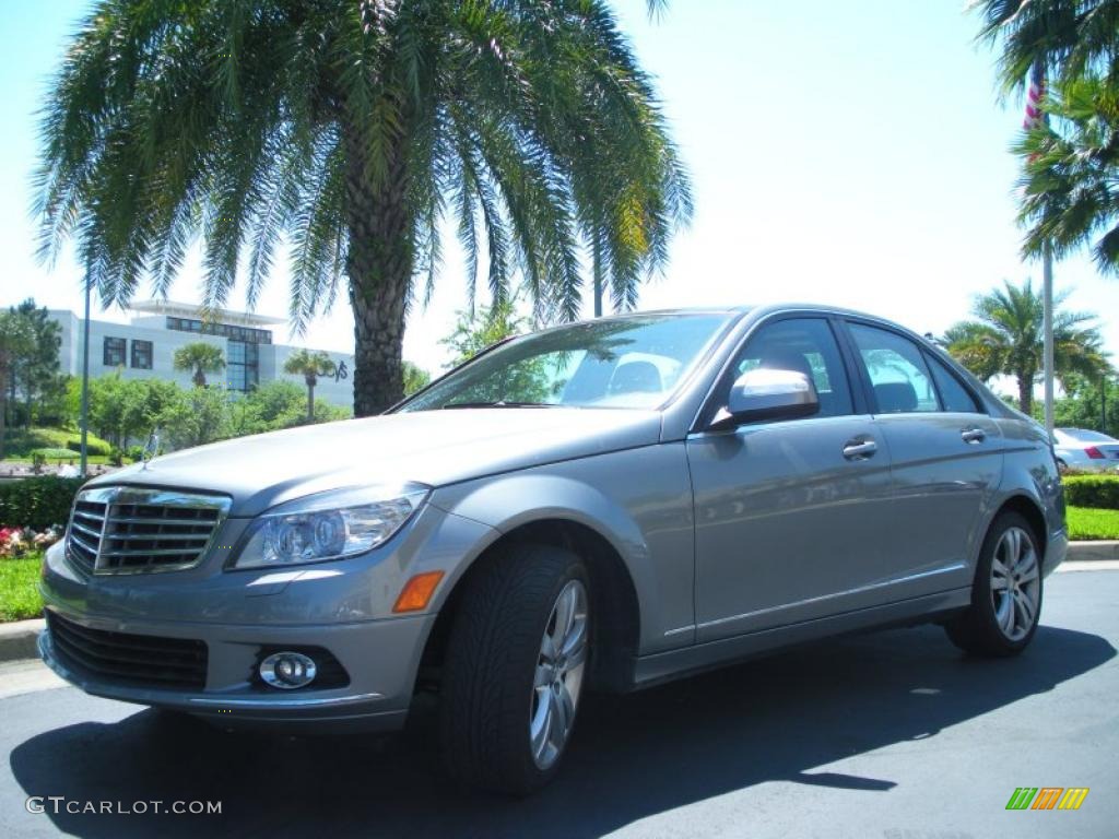 Palladium Silver Metallic 2008 Mercedes-Benz C 300 Luxury Exterior Photo #47241170