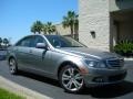 2008 Palladium Silver Metallic Mercedes-Benz C 300 Luxury  photo #4