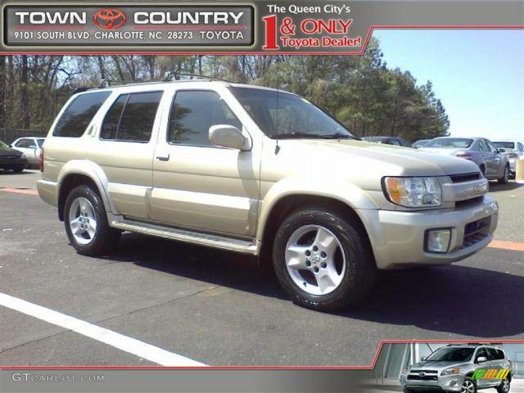 2001 QX4 4x4 - Tuscan Beige Metallic / Stone Beige photo #1