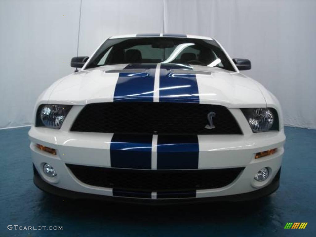 2007 Mustang Shelby GT500 Coupe - Performance White / Black Leather photo #3