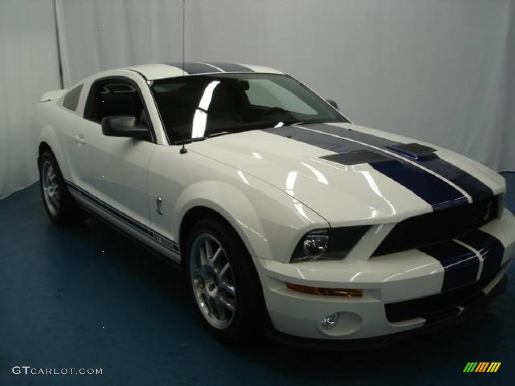 2007 Mustang Shelby GT500 Coupe - Performance White / Black Leather photo #4