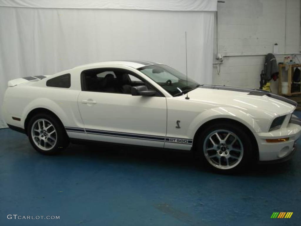 2007 Mustang Shelby GT500 Coupe - Performance White / Black Leather photo #5