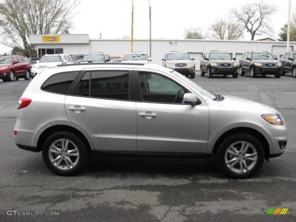 Moonstone Silver 2011 Hyundai Santa Fe SE AWD Exterior Photo #47242880