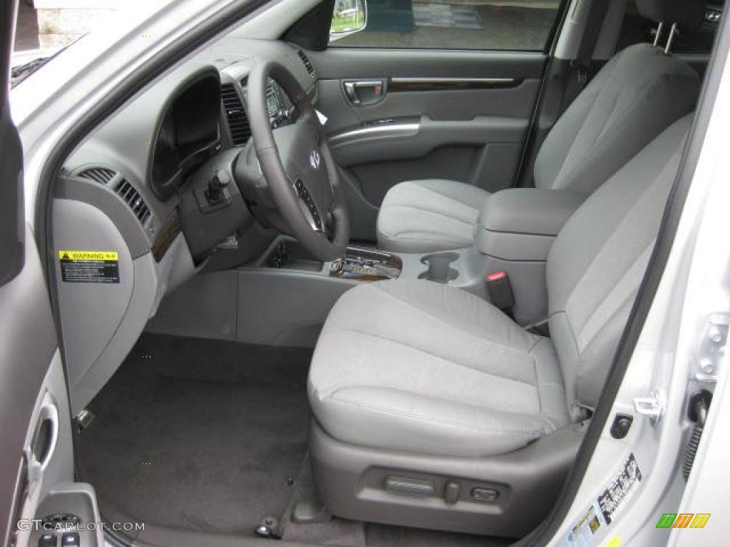 Gray Interior 2011 Hyundai Santa Fe SE AWD Photo #47242970