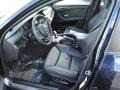 Black 2008 BMW 5 Series 550i Sedan Interior Color