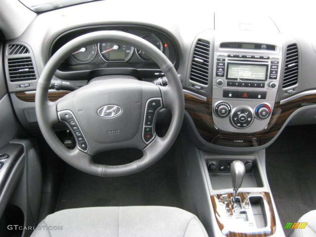 2011 Hyundai Santa Fe SE AWD Gray Dashboard Photo #47243126