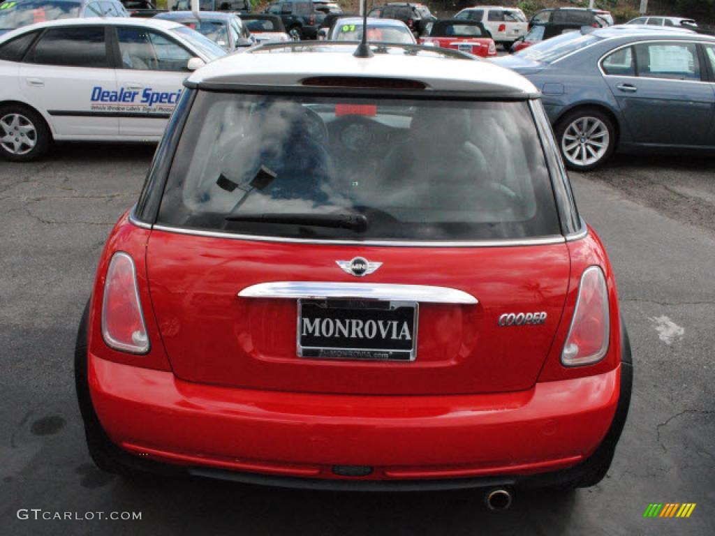 2005 Cooper Hardtop - Chili Red / Panther Black photo #8