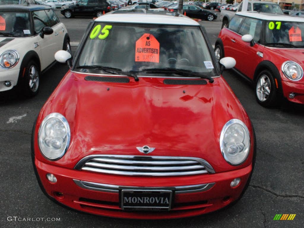 2005 Cooper Hardtop - Chili Red / Panther Black photo #16