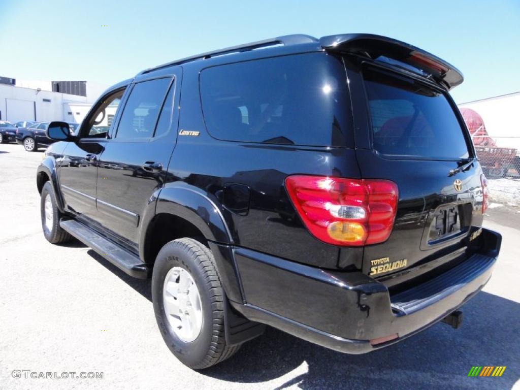 Black 2001 Toyota Sequoia Limited 4x4 Exterior Photo #47243561