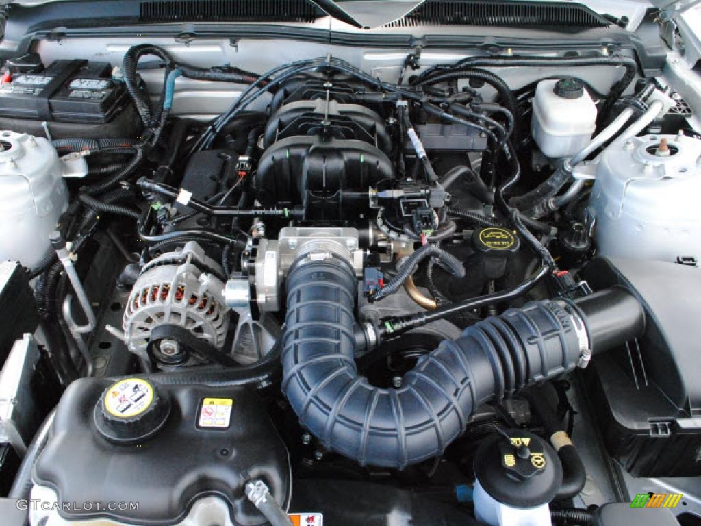 2007 Mustang V6 Deluxe Coupe - Satin Silver Metallic / Dark Charcoal photo #23