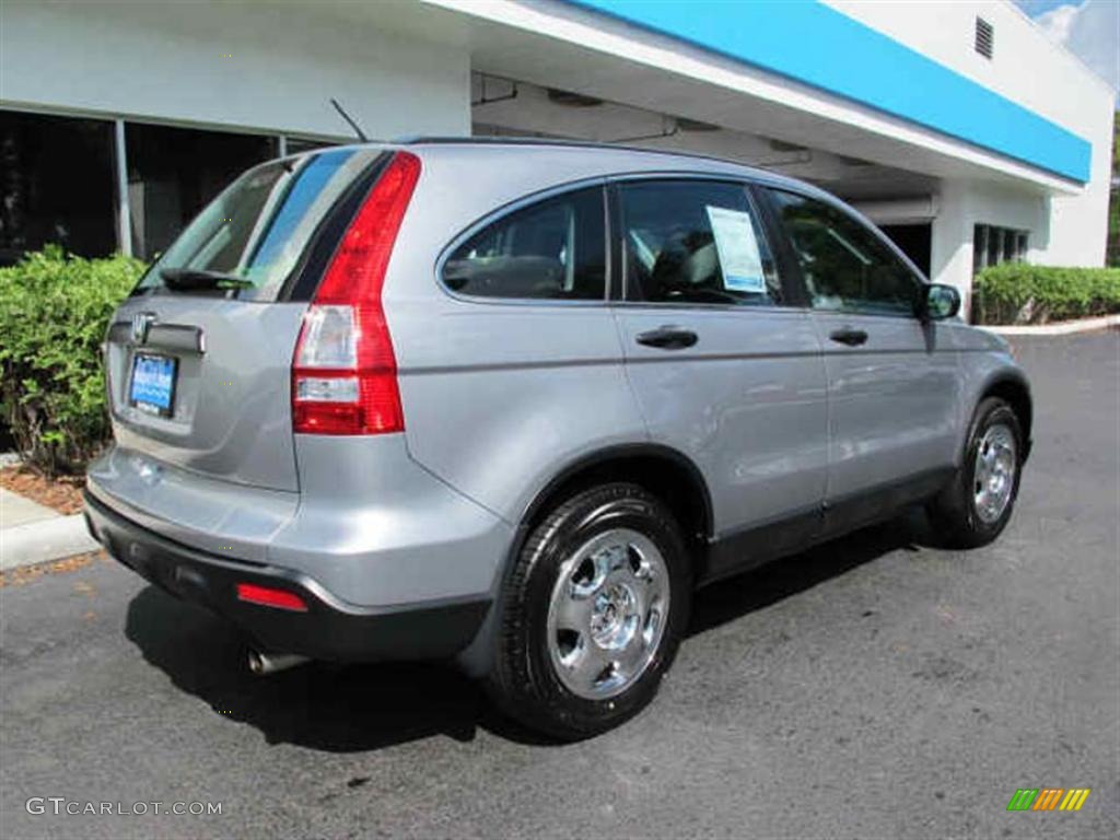 2008 CR-V LX - Whistler Silver Metallic / Gray photo #3