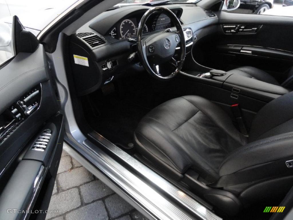 Black Interior 2008 Mercedes-Benz CL 550 Photo #47244704