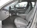 Black/Platinum Grey 2011 Porsche Panamera Turbo Interior Color