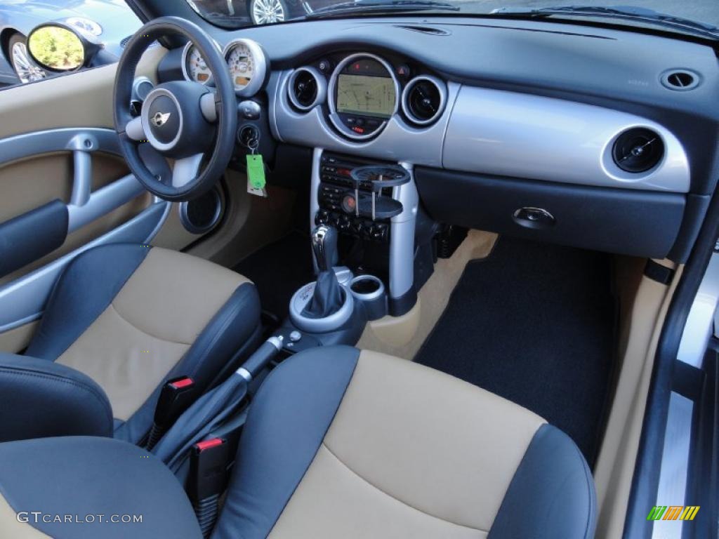 2005 Mini Cooper Convertible Cordoba Beige Dashboard Photo #47244956