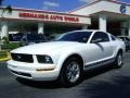 2005 Performance White Ford Mustang V6 Premium Coupe  photo #1