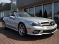 Iridium Silver Metallic 2009 Mercedes-Benz SL 550 Roadster Exterior
