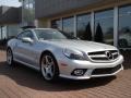 Iridium Silver Metallic 2009 Mercedes-Benz SL 550 Roadster Exterior