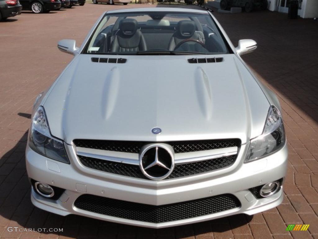 Iridium Silver Metallic 2009 Mercedes-Benz SL 550 Roadster Exterior Photo #47245523
