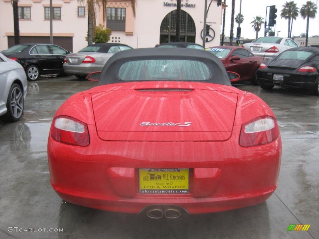 2007 Boxster S - Guards Red / Black photo #3