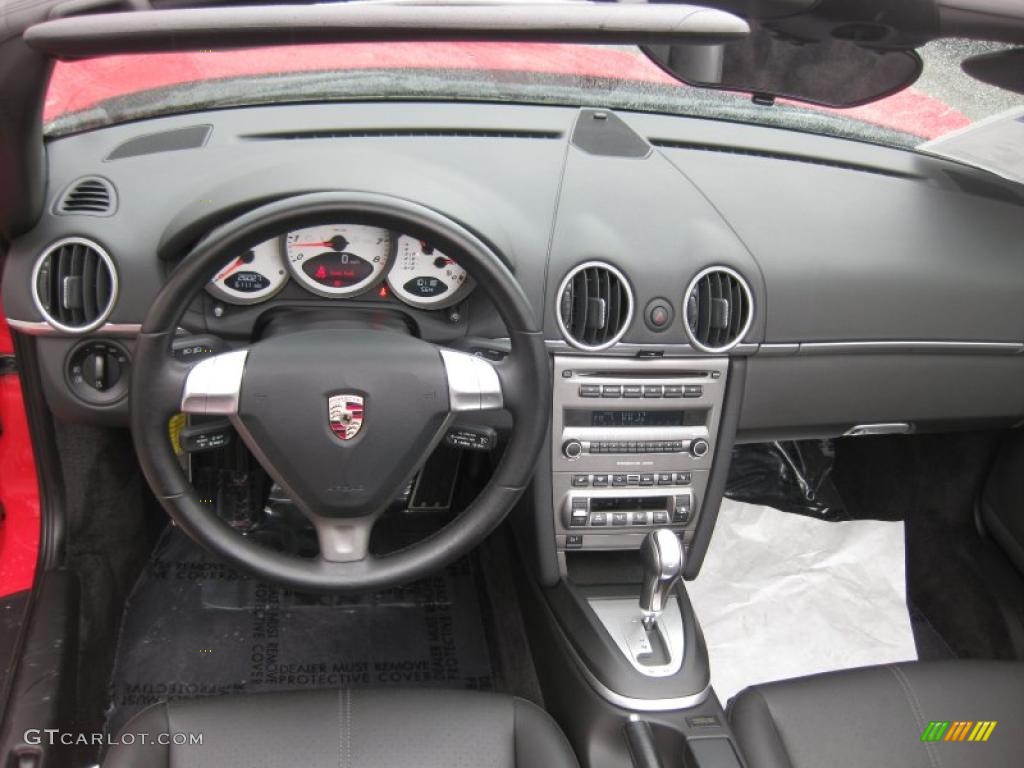 2007 Porsche Boxster S Black Dashboard Photo #47245850