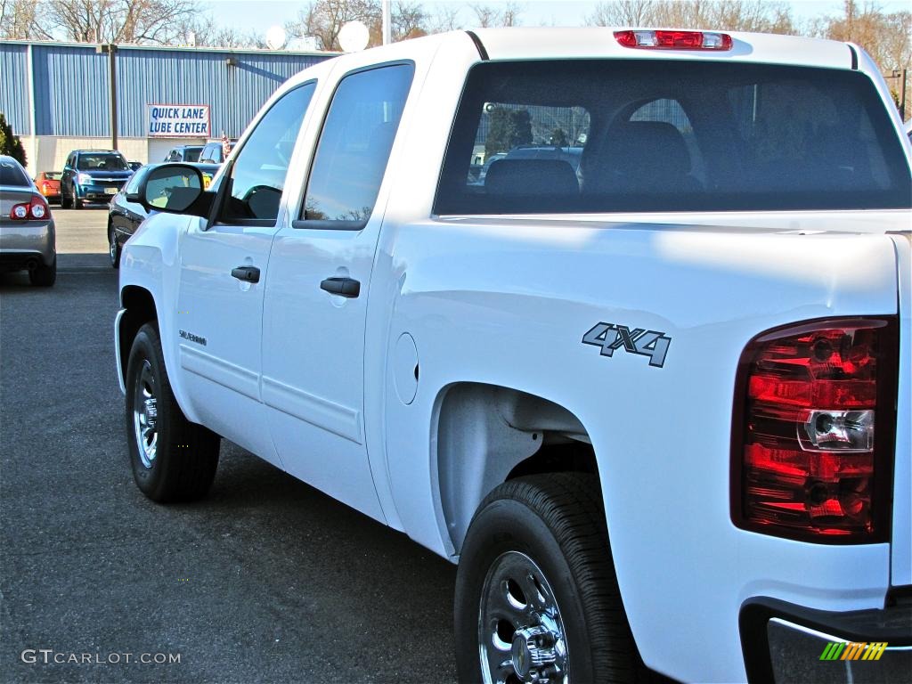 2011 Silverado 1500 LT Crew Cab 4x4 - Summit White / Ebony photo #7