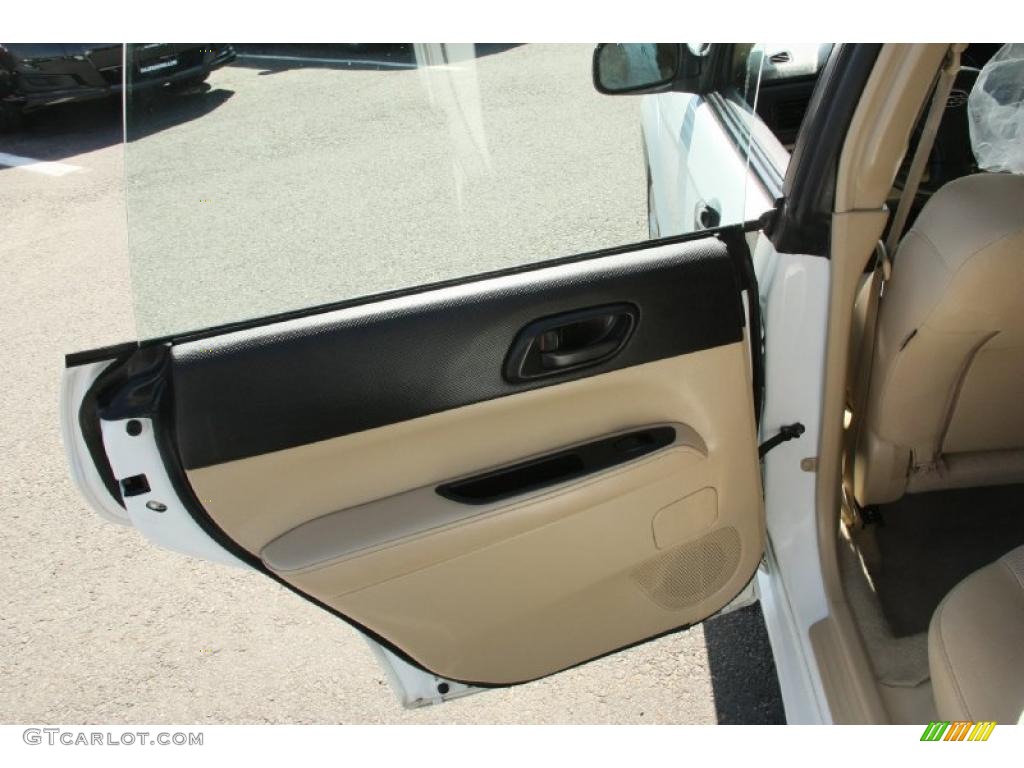 2008 Subaru Forester 2.5 X Desert Beige Door Panel Photo #47247206