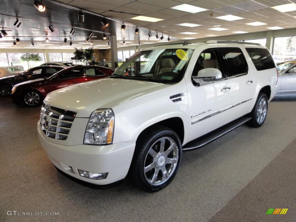 White Diamond 2007 Cadillac Escalade ESV AWD Exterior Photo #47247440