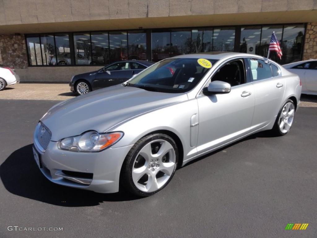 Liquid Silver Metallic 2009 Jaguar XF Supercharged Exterior Photo #47247737