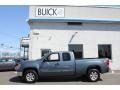 2008 Stealth Gray Metallic GMC Sierra 1500 SLE Extended Cab 4x4  photo #3